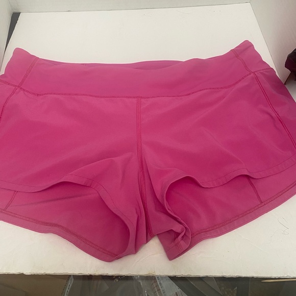 Lululemon Athletics Fuchsia Athletic Shorts - Picture 1 of 5